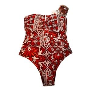 Shade & Shore NWT Women’s Monokini Plunge Cut out High Leg size Xs
